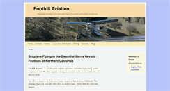 Desktop Screenshot of foothillaviation.com