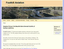 Tablet Screenshot of foothillaviation.com